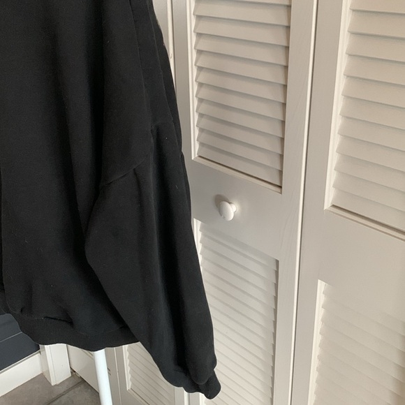 Adika Butterfly Hoodie Oversized Black Sweatshirt Multi Color Graphic Unisex OS - Picture 5 of 11